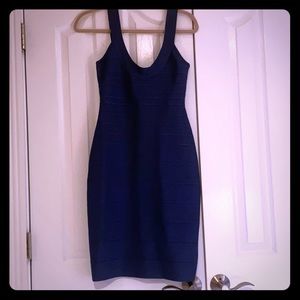 Blue Herve Leger Dress (NEW) size s